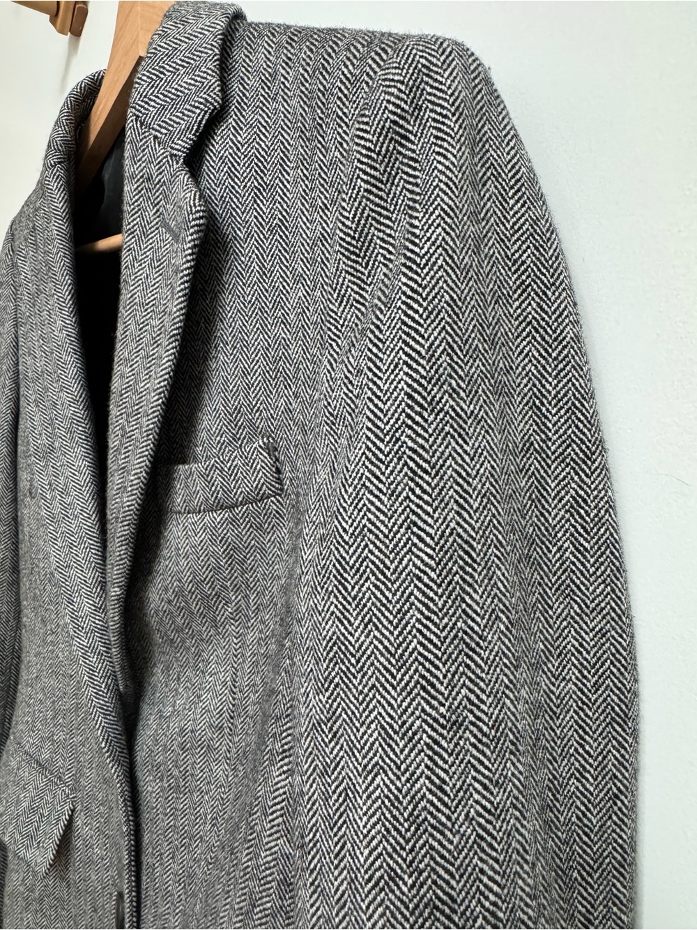Carine Roitfeld x Uniqlo Herringbone Wool Blend Blazer Women's Medium Capsule - Picture 4 of 13